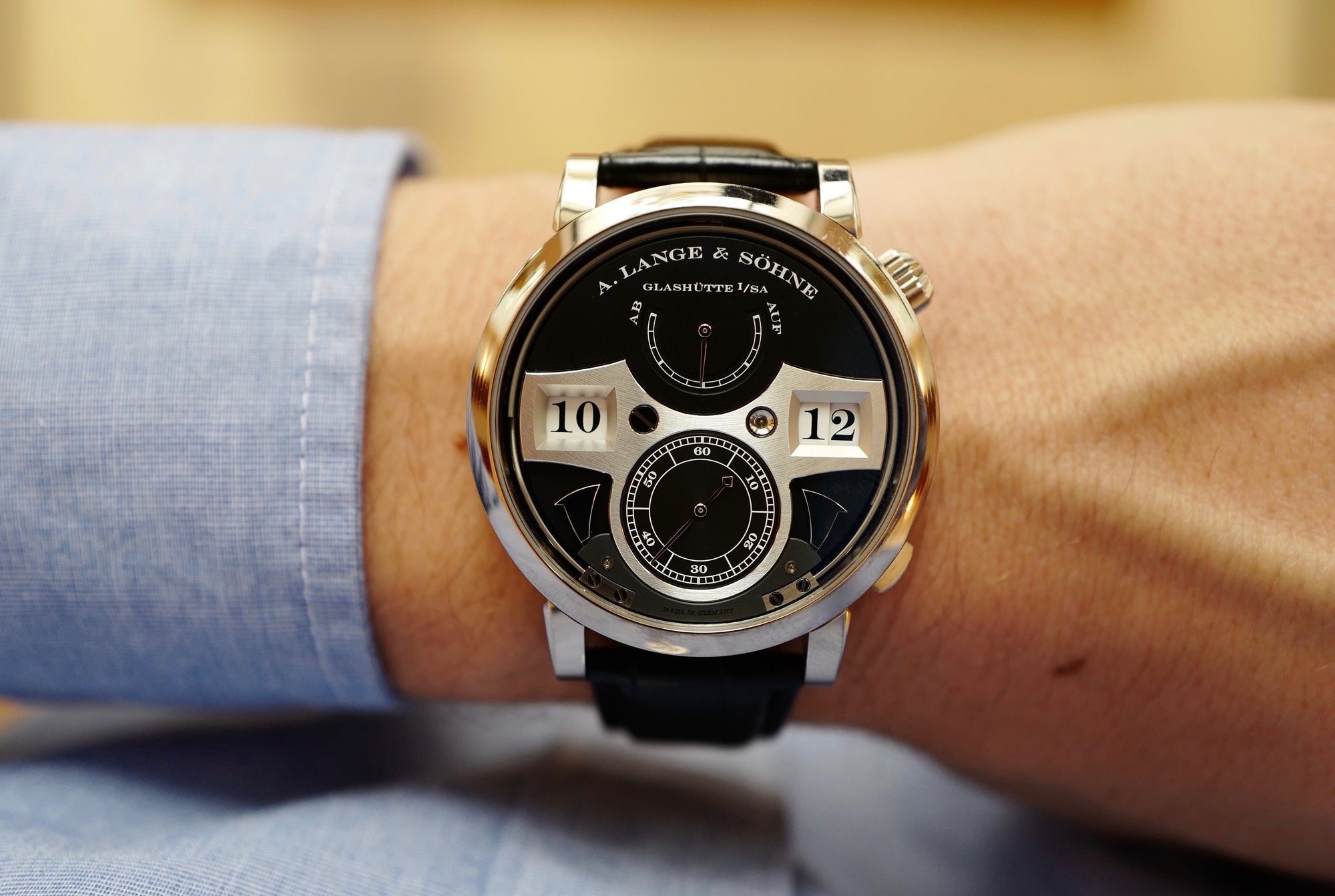 The Keystone on The Hairspring: A. Lange & Söhne Zeitwerk Striking Time