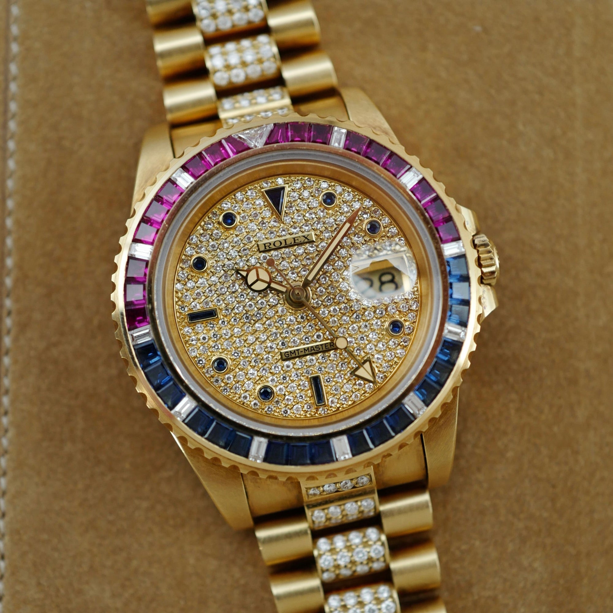 Featured in Robb Report: Here’s Why Collectors Are Gravitating to Gem-Set Watches Like a Rolex GMT-Master ‘SARU’