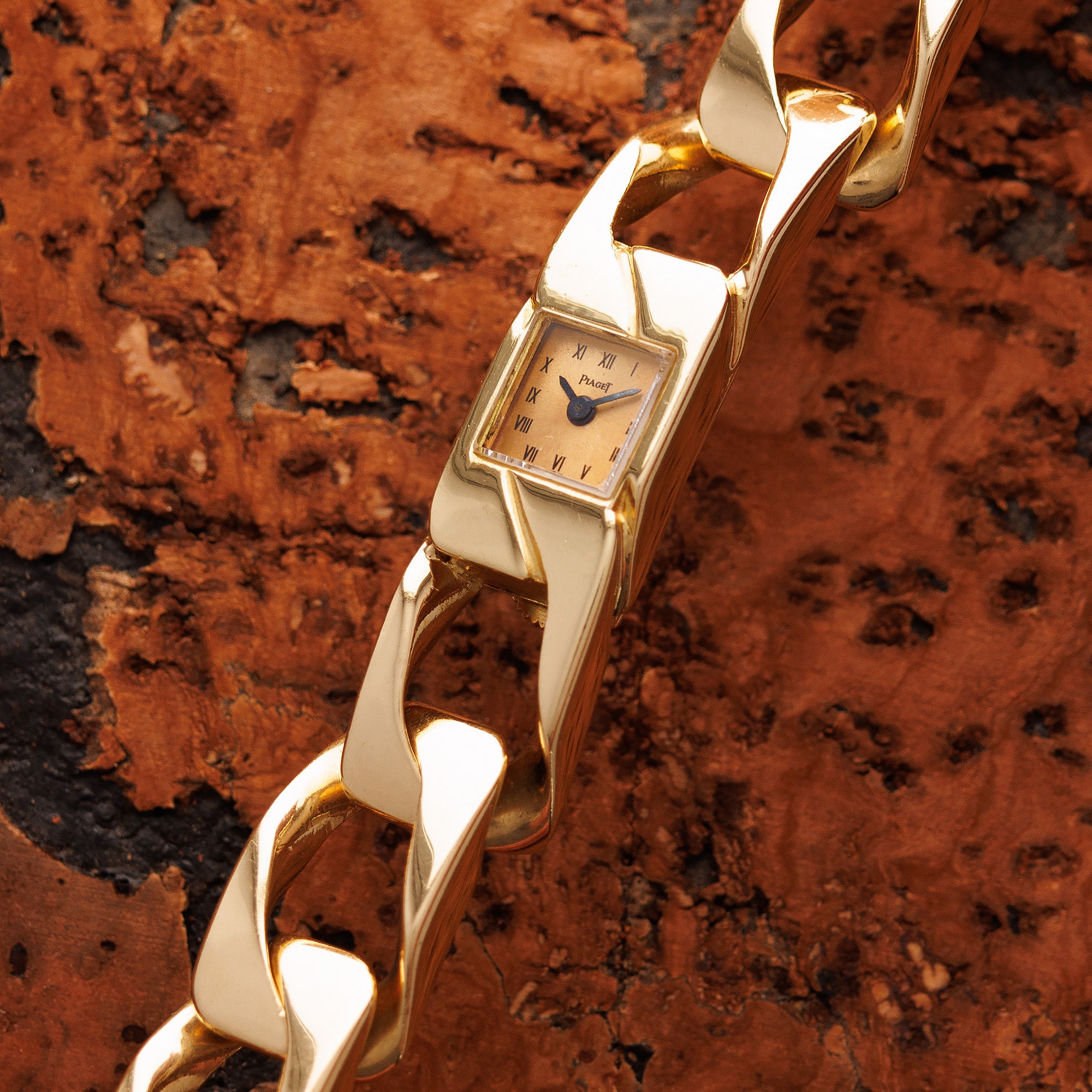 Piaget Yellow Gold Link Bracelet Watch Ref. 1001