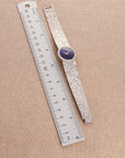 Piaget Ladies White Gold Lapis Diamond Bracelet Watch
