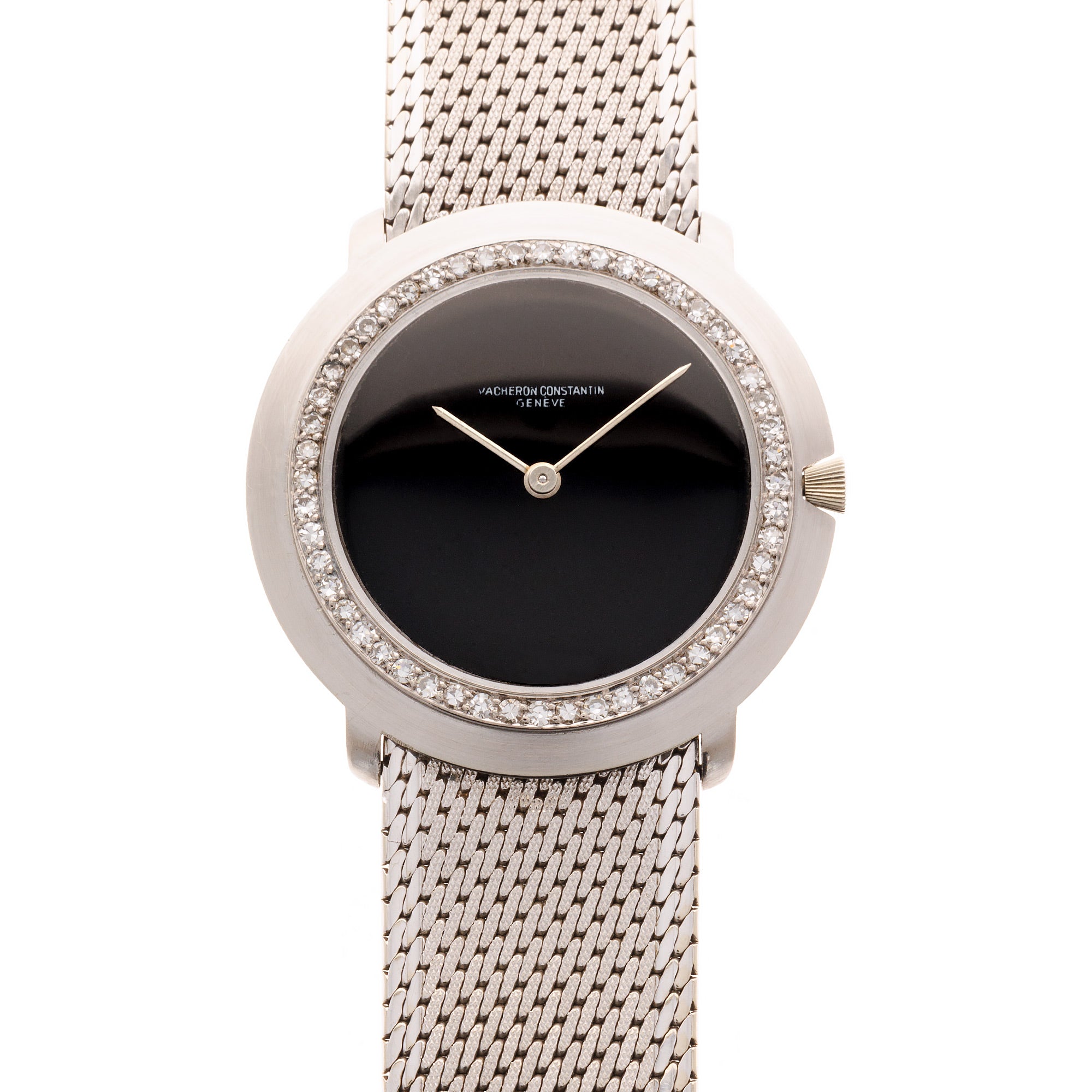 Vintage Vacheron Constantin White Gold Diamond Watch