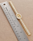 Piaget - Piaget Yellow Gold Baguette Bezel with Pave Dial and Diamonds Bracelet - The Keystone Watches