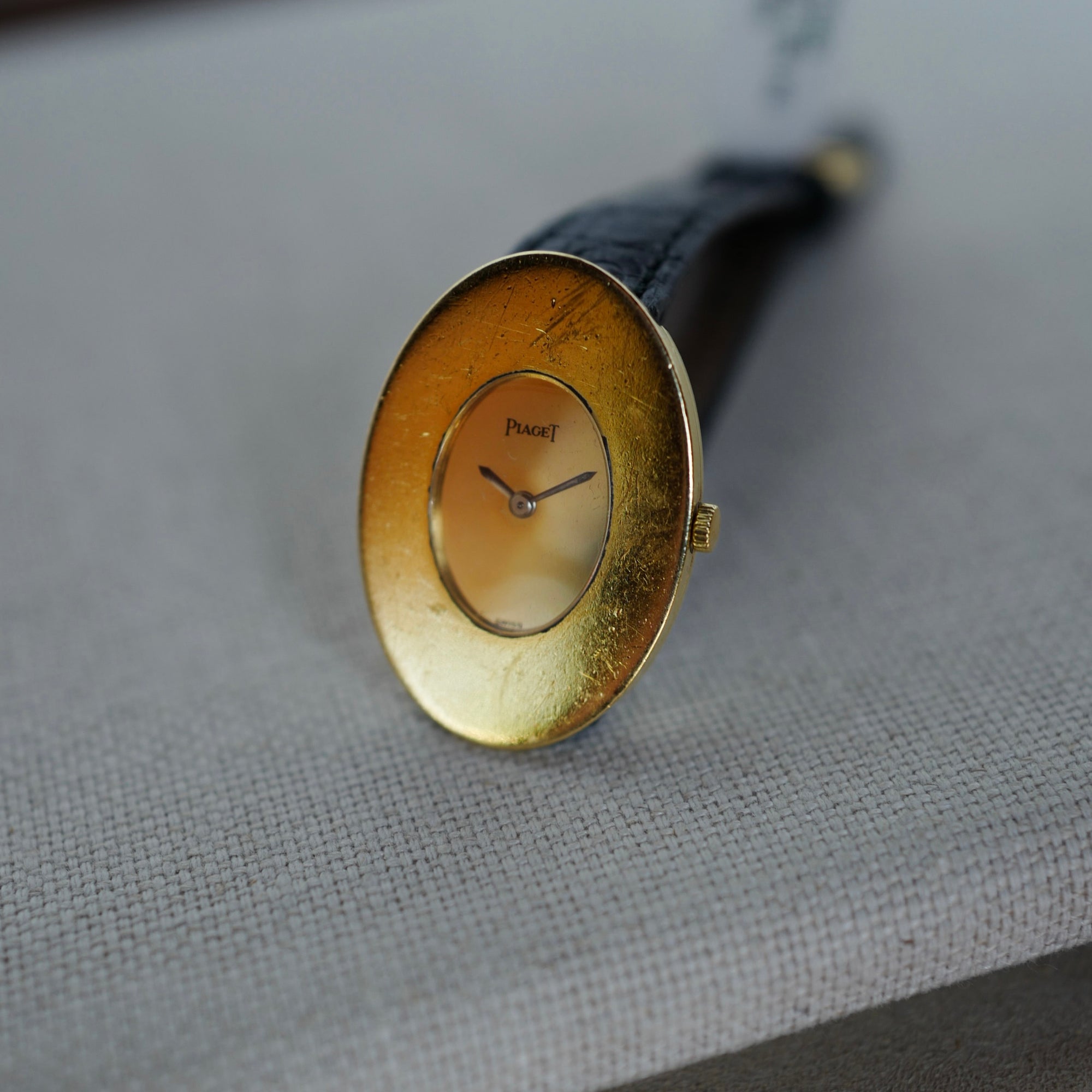 Piaget Yellow Gold Oval on Strap (NEW ARRIVAL)