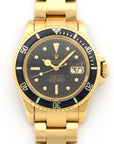 Rolex Yellow Gold Submariner Watch Ref. 1680