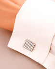 Vacheron Constantin Platinum and 18K White Gold Cufflinks (Objet)
