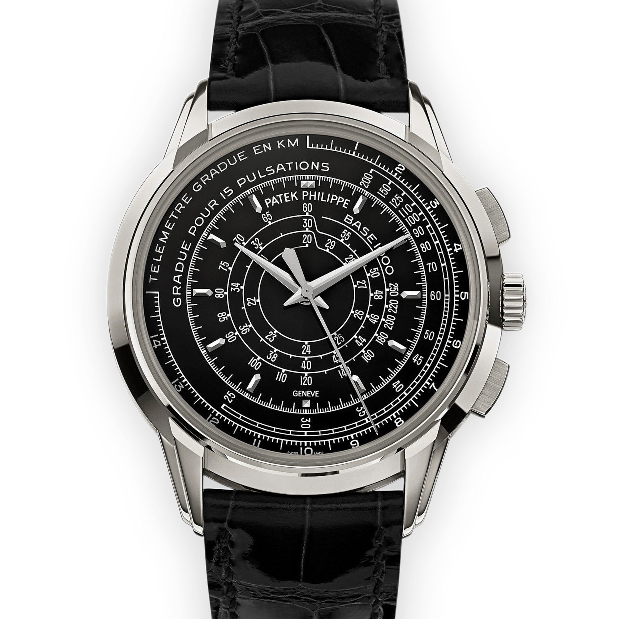Patek Philippe - Patek Philippe Platinum Chronograph 175th Anniversary Watch Ref. 5975 in Double Sealed Condition - The Keystone Watches