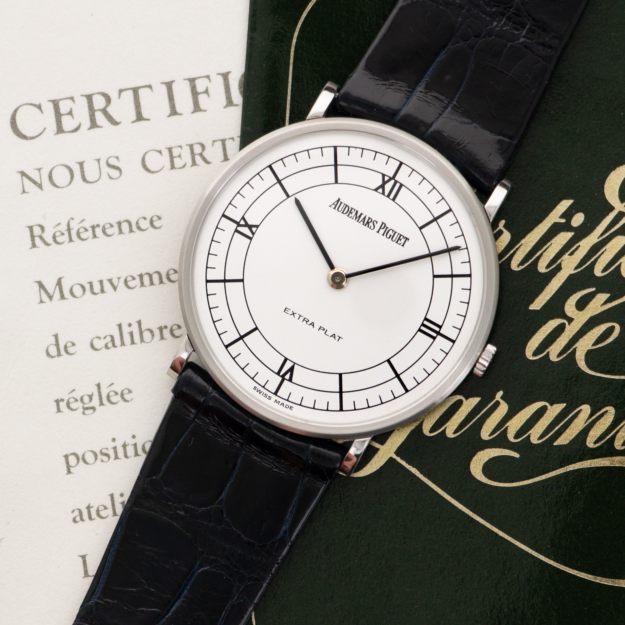 Audemars Piguet Platinum Extra-Plat Ultra-Thin Watch