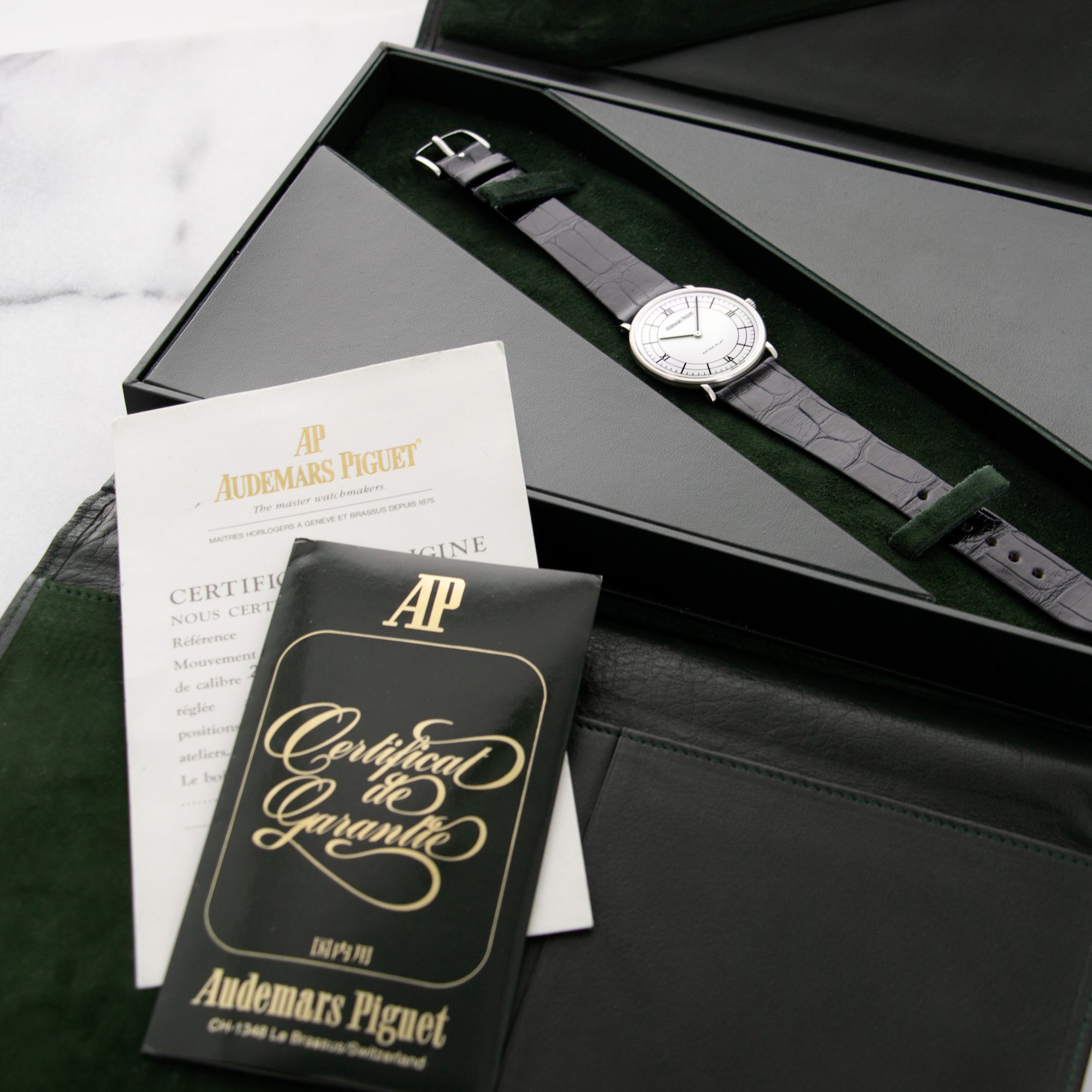 Audemars Piguet Platinum Extra-Plat Ultra-Thin Watch