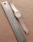 Audemars Piguet White Gold Watch On Bracelet