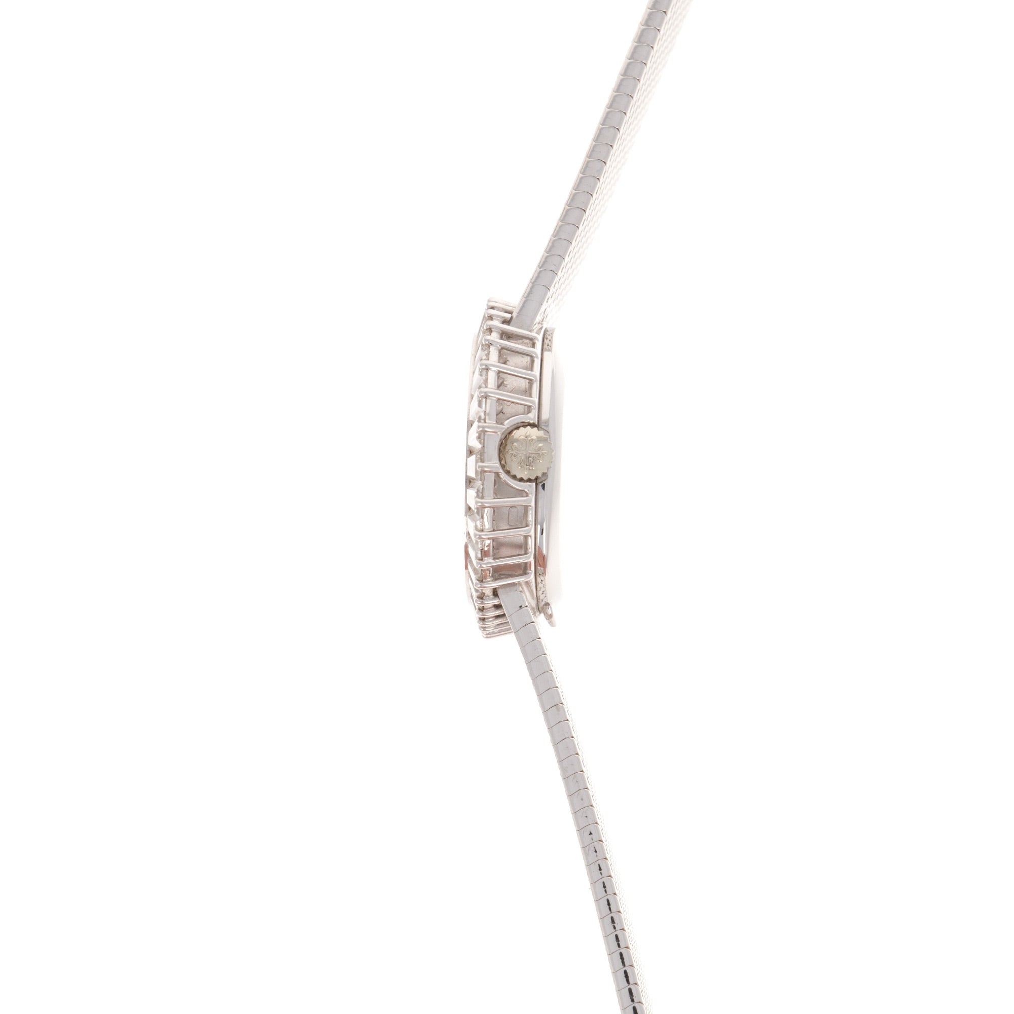 Patek Philippe White Gold Baguette Diamond Watch Ref. 4260