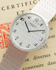 Patek Philippe - Patek Philippe White Gold Automatic Calatrava Watch Ref. 3588, with Original Box and Papers - The Keystone Watches