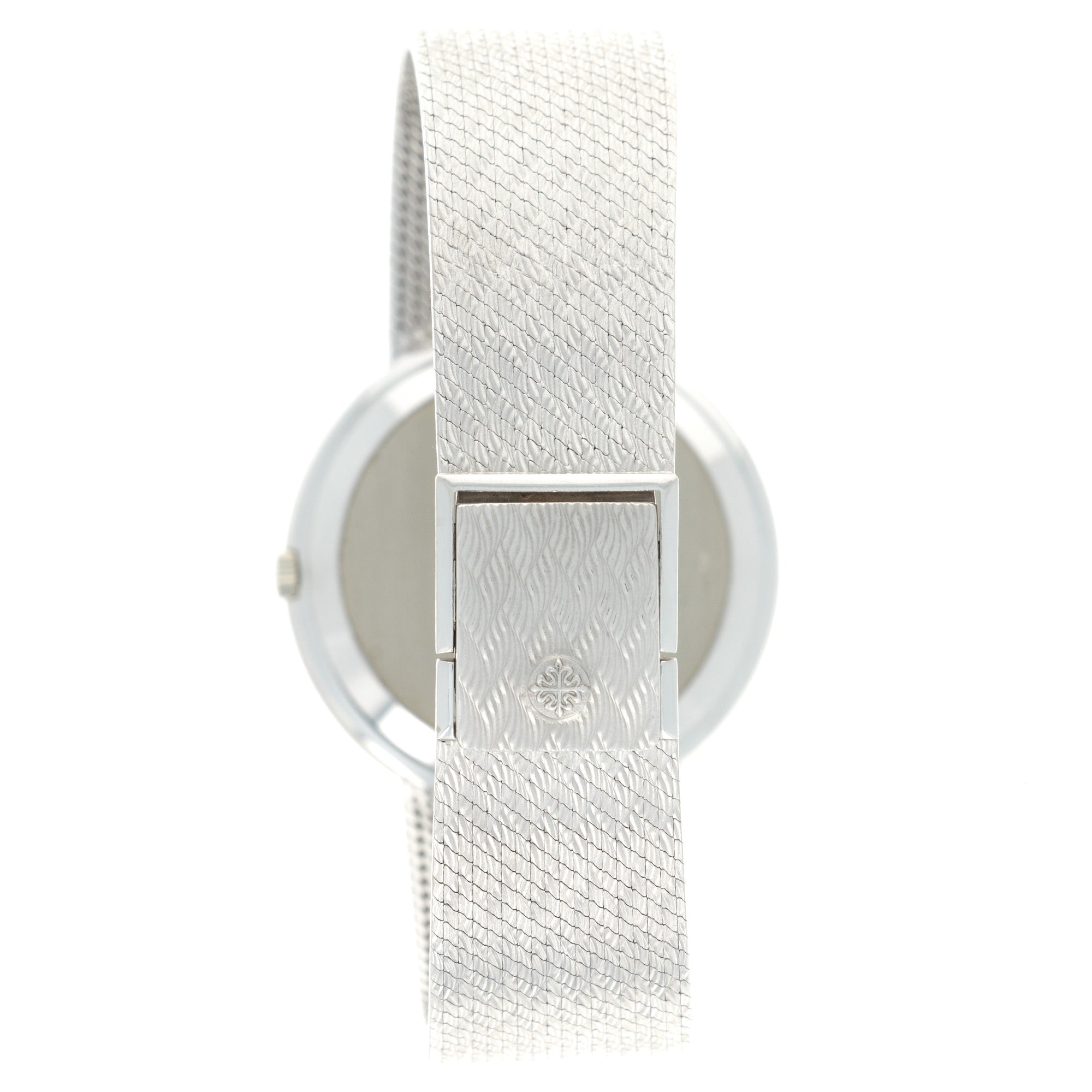 Patek Philippe - Patek Philippe White Gold Automatic Calatrava Watch Ref. 3588, with Original Box and Papers - The Keystone Watches