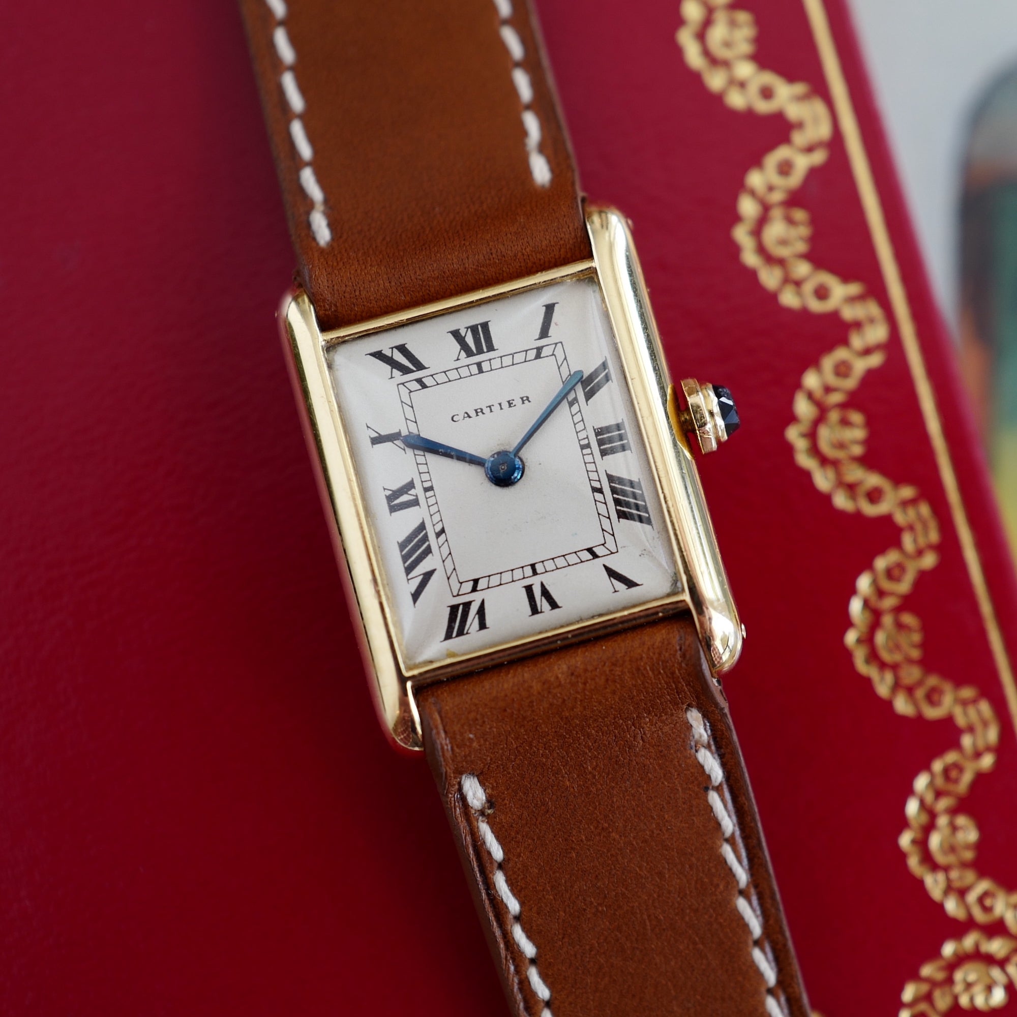 Cartier Yellow Gold Tank Watch, European Watch & Clock from 1959