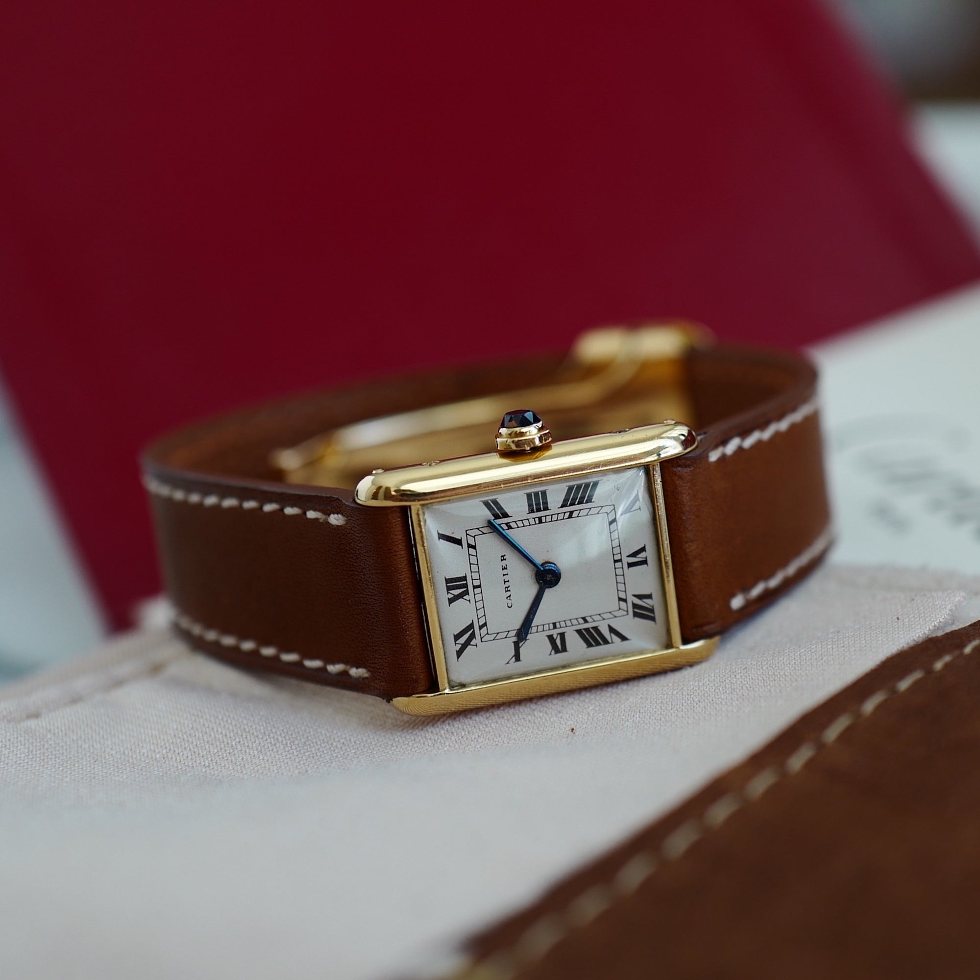 Cartier Yellow Gold Tank Watch, European Watch & Clock from 1959