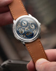 Audemars Piguet Platinum Skeleton Quantieme Perpetual Calendar Watch Ref. 25668