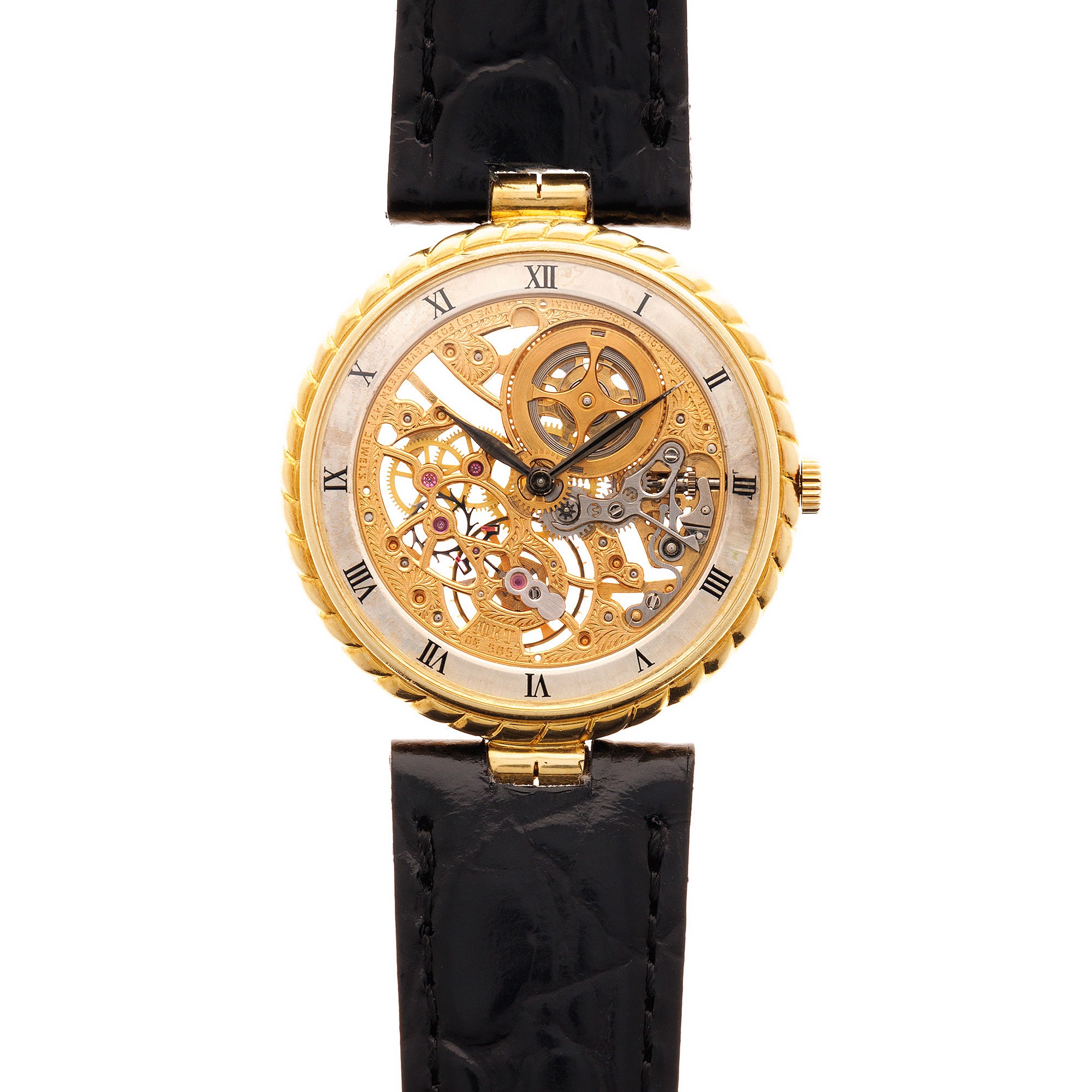 Audemars Piguet Yellow Gold Skeletonized Watch Ref. 5677