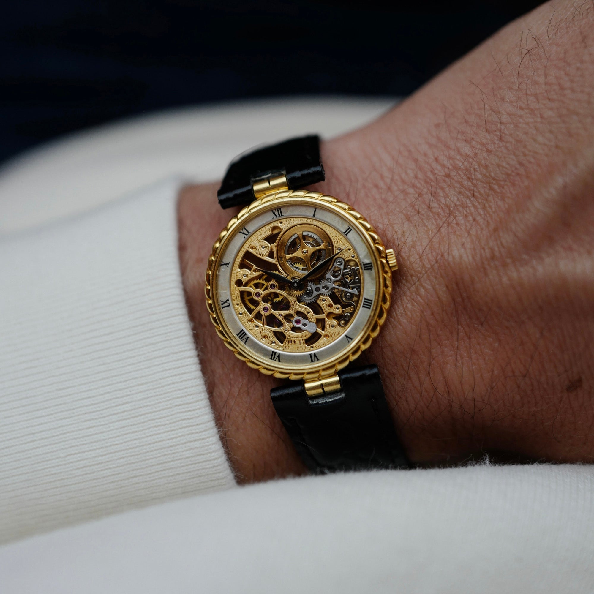 Audemars Piguet Yellow Gold Skeletonized Watch Ref. 5677