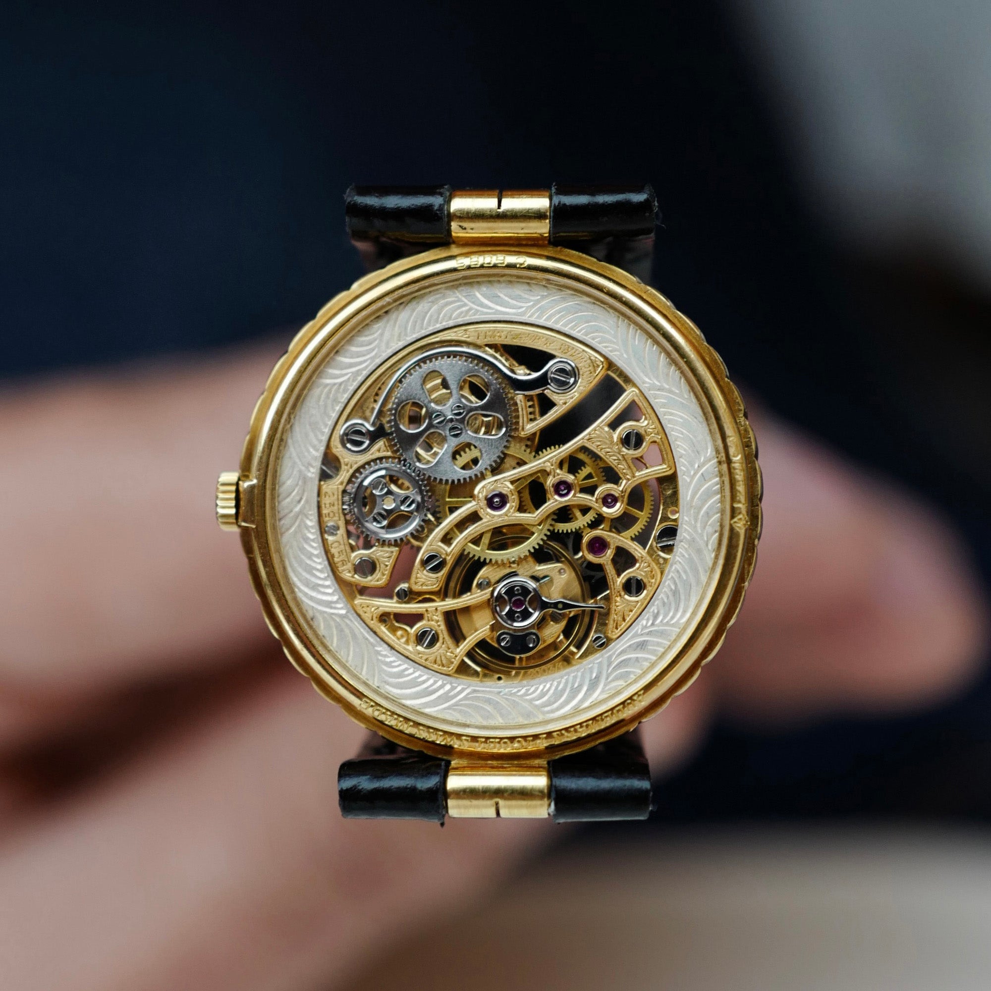 Audemars Piguet Yellow Gold Skeletonized Watch Ref. 5677