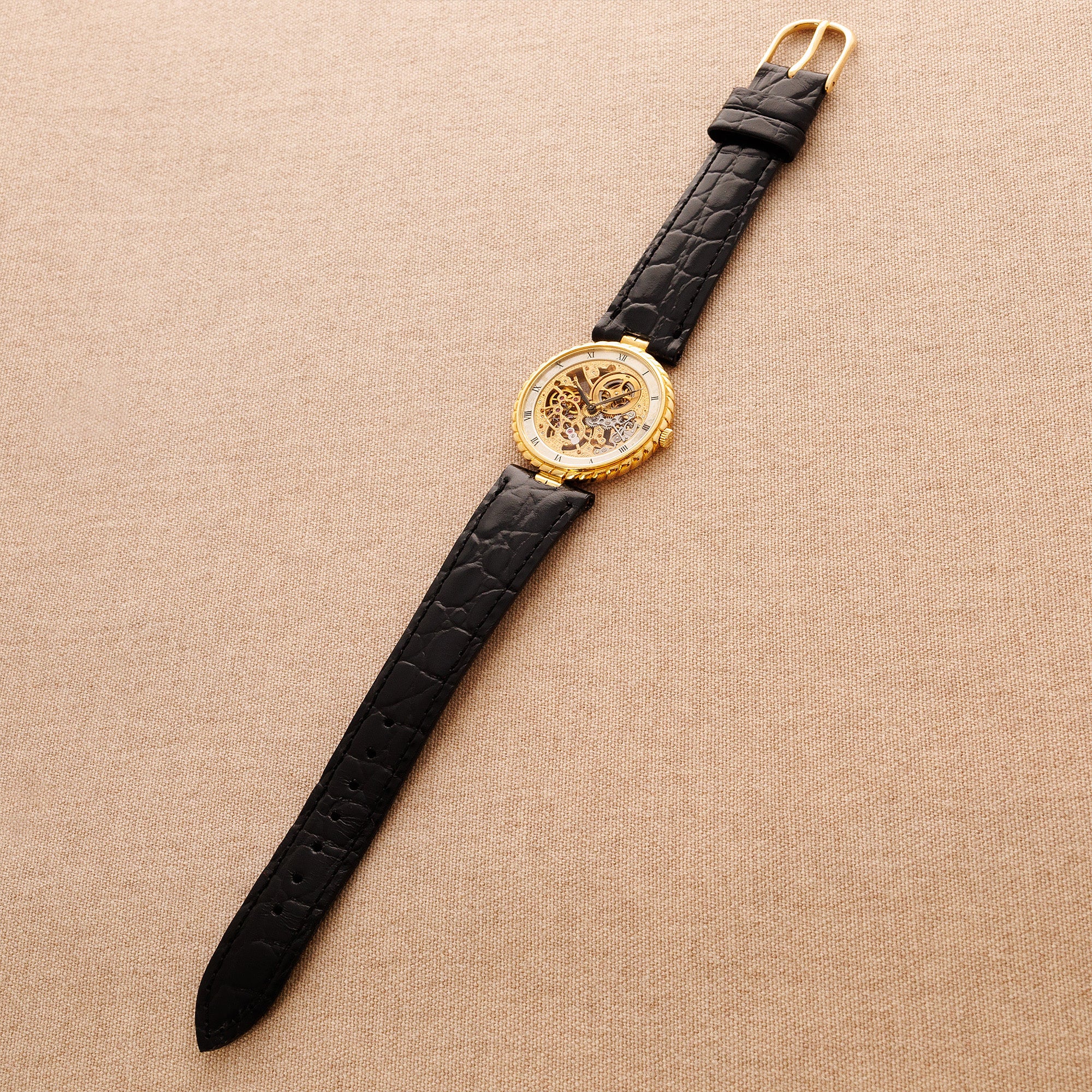 Audemars Piguet Yellow Gold Skeletonized Watch Ref. 5677