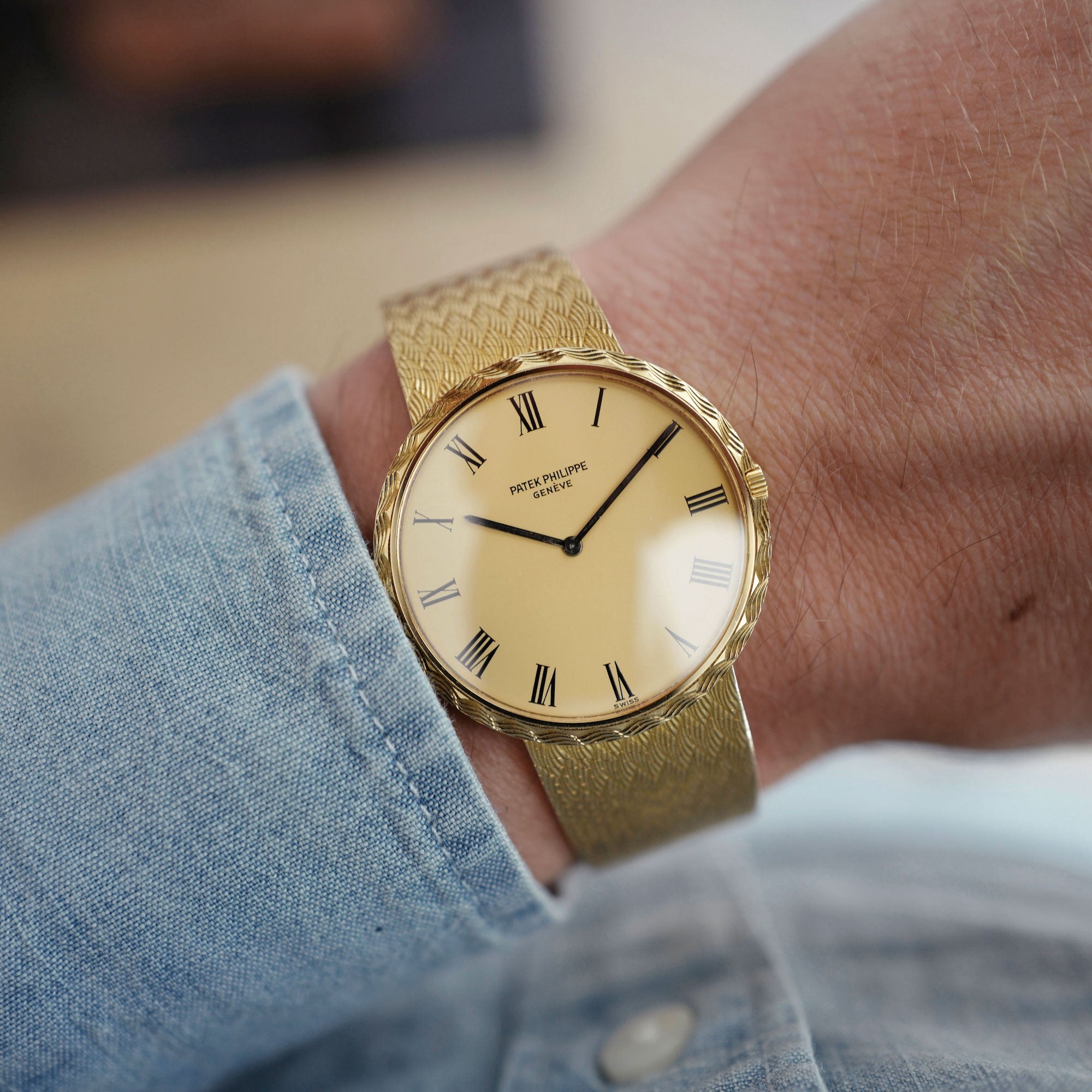 Patek Philippe - Patek Philippe Yellow Gold Bracelet Watch Ref. 3588 - The Keystone Watches