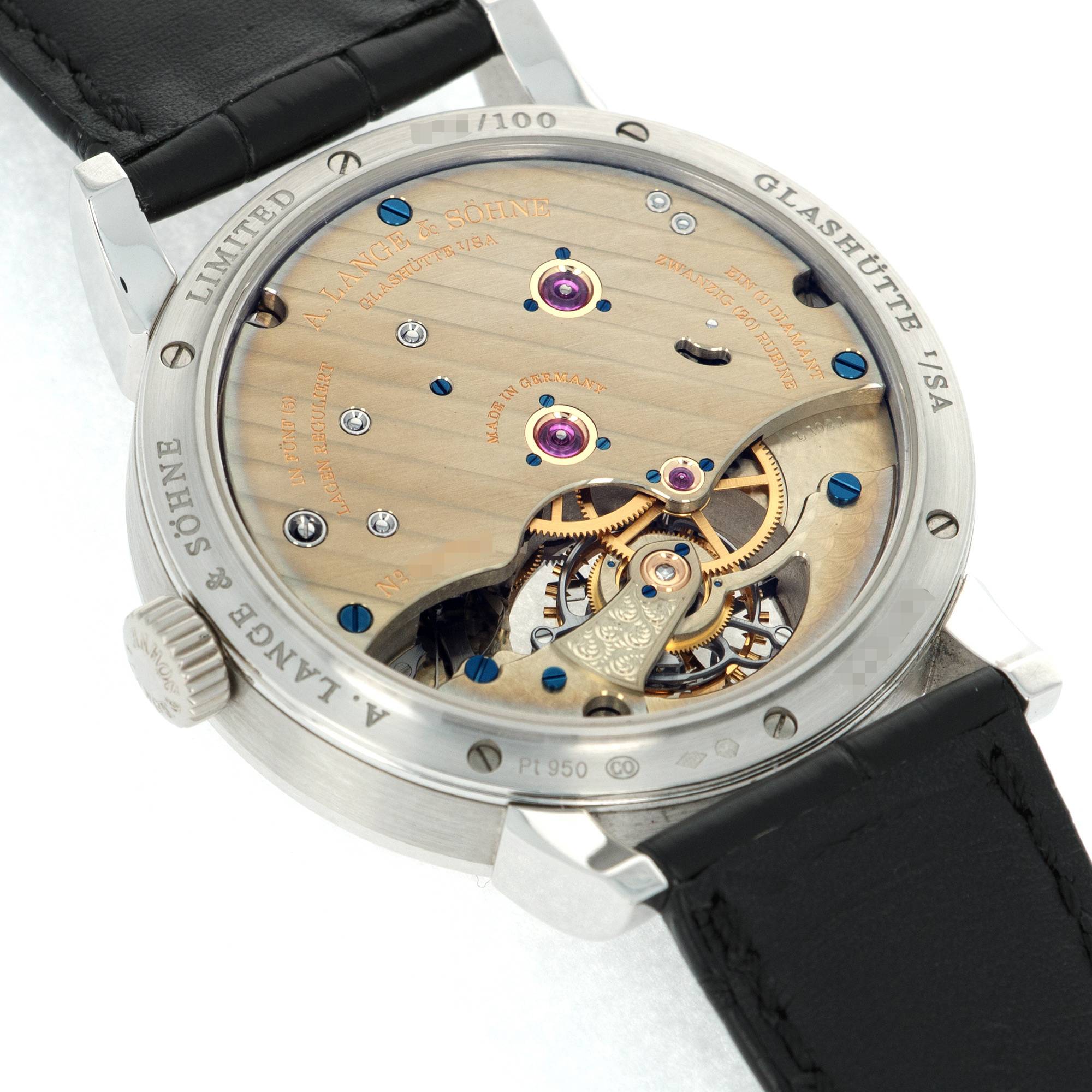 A. Lange & Sohne - A. Lange & Sohne Platinum 1815 Tourbillon Watch Ref. 730.025 - The Keystone Watches