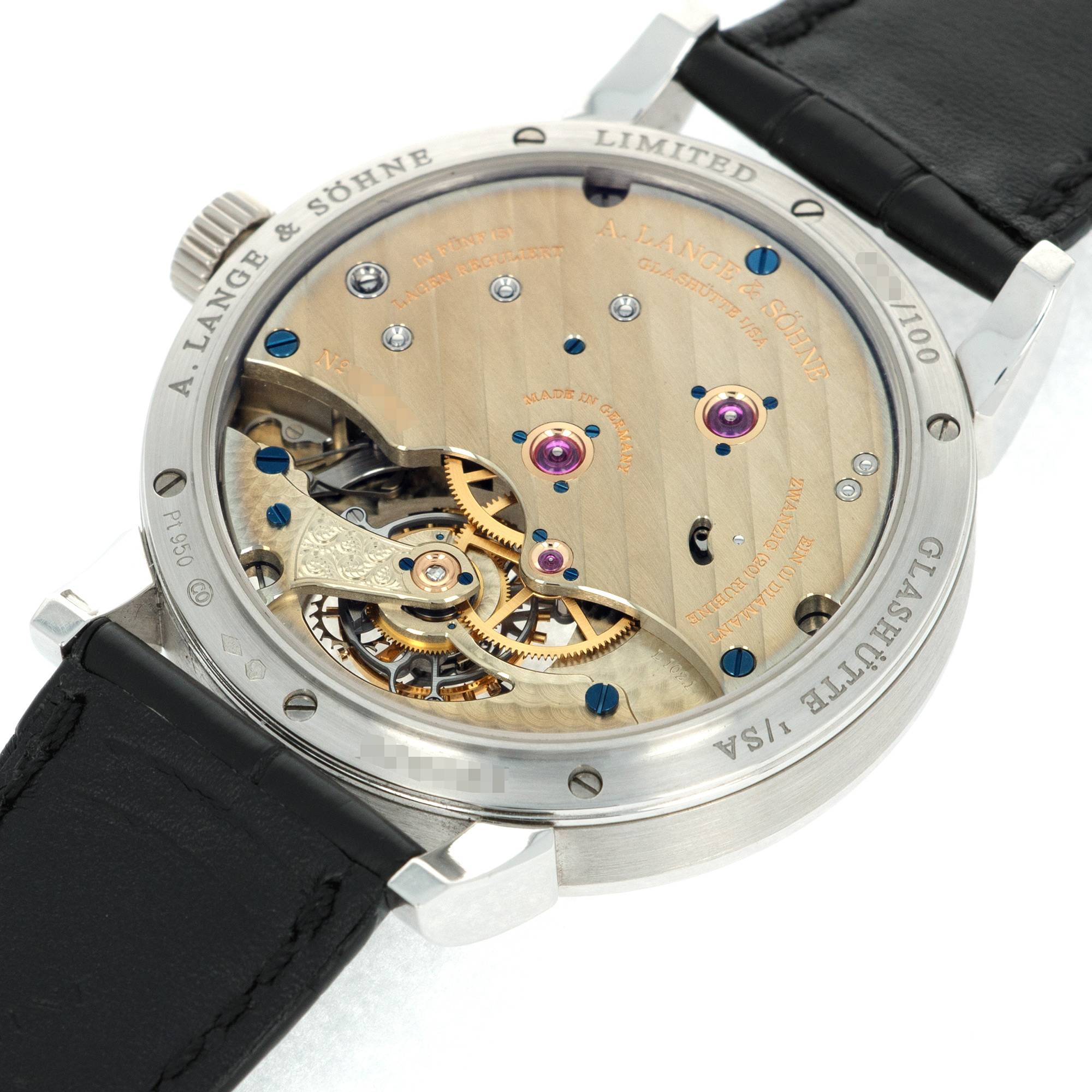 A. Lange & Sohne - A. Lange & Sohne Platinum 1815 Tourbillon Watch Ref. 730.025 - The Keystone Watches
