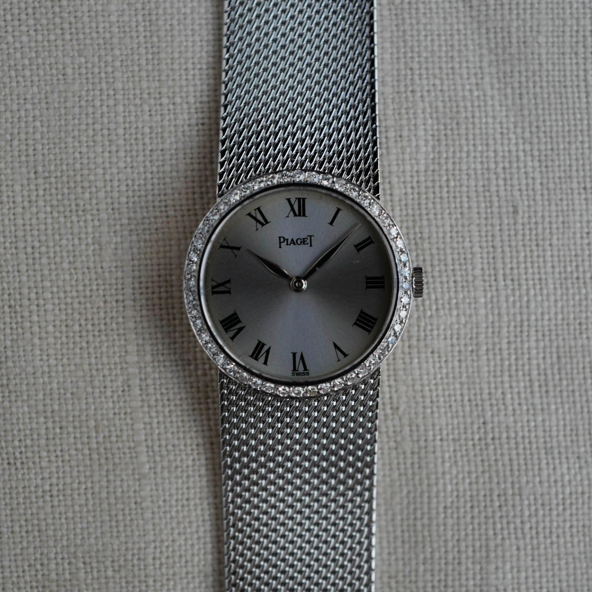 Piaget - Piaget White Gold Diamond Bracelet Watch Ref. 925B11 - The Keystone Watches