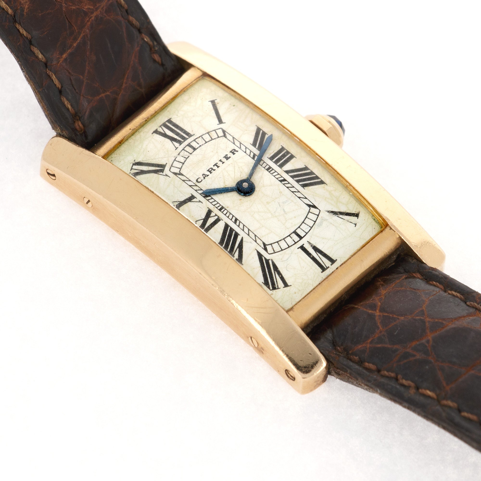 Cartier - Cartier Yellow Gold Tank Cintree - The Keystone Watches