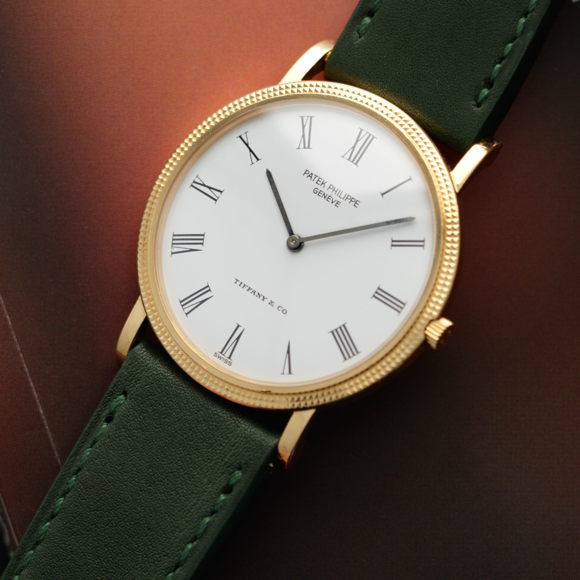 Patek Philippe Yellow Gold Calatrava Ref. 3520 Retailed by Tiffany