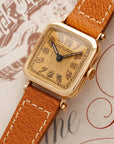 Patek Philippe - Patek Philippe Yellow Gold Square Watch Ref. 5 from 1920 - The Keystone Watches