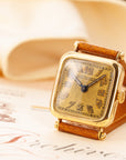 Patek Philippe - Patek Philippe Yellow Gold Square Watch Ref. 5 from 1920 - The Keystone Watches
