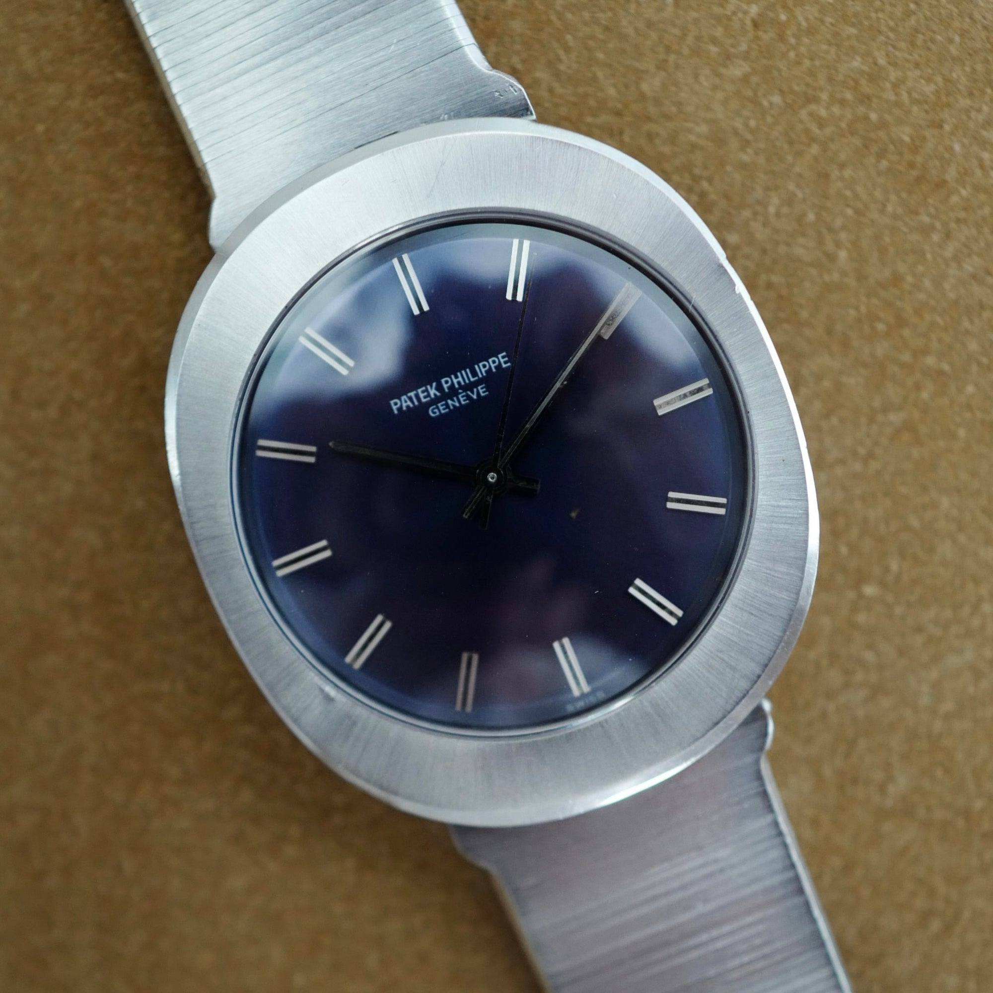Patek Philippe Steel Automatic Backwind UFO Watch Ref. 3580
