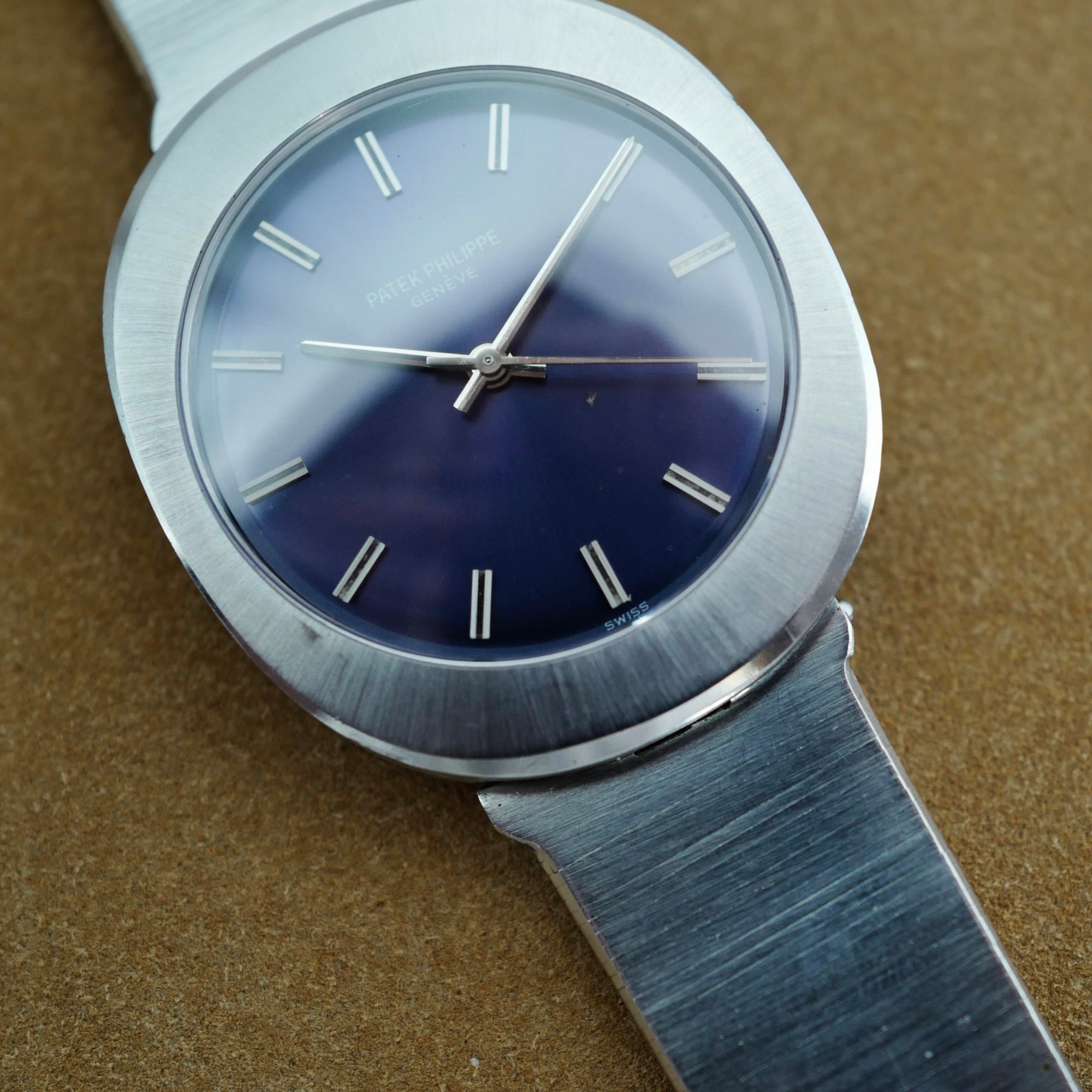 Patek Philippe Steel Automatic Backwind UFO Watch Ref. 3580