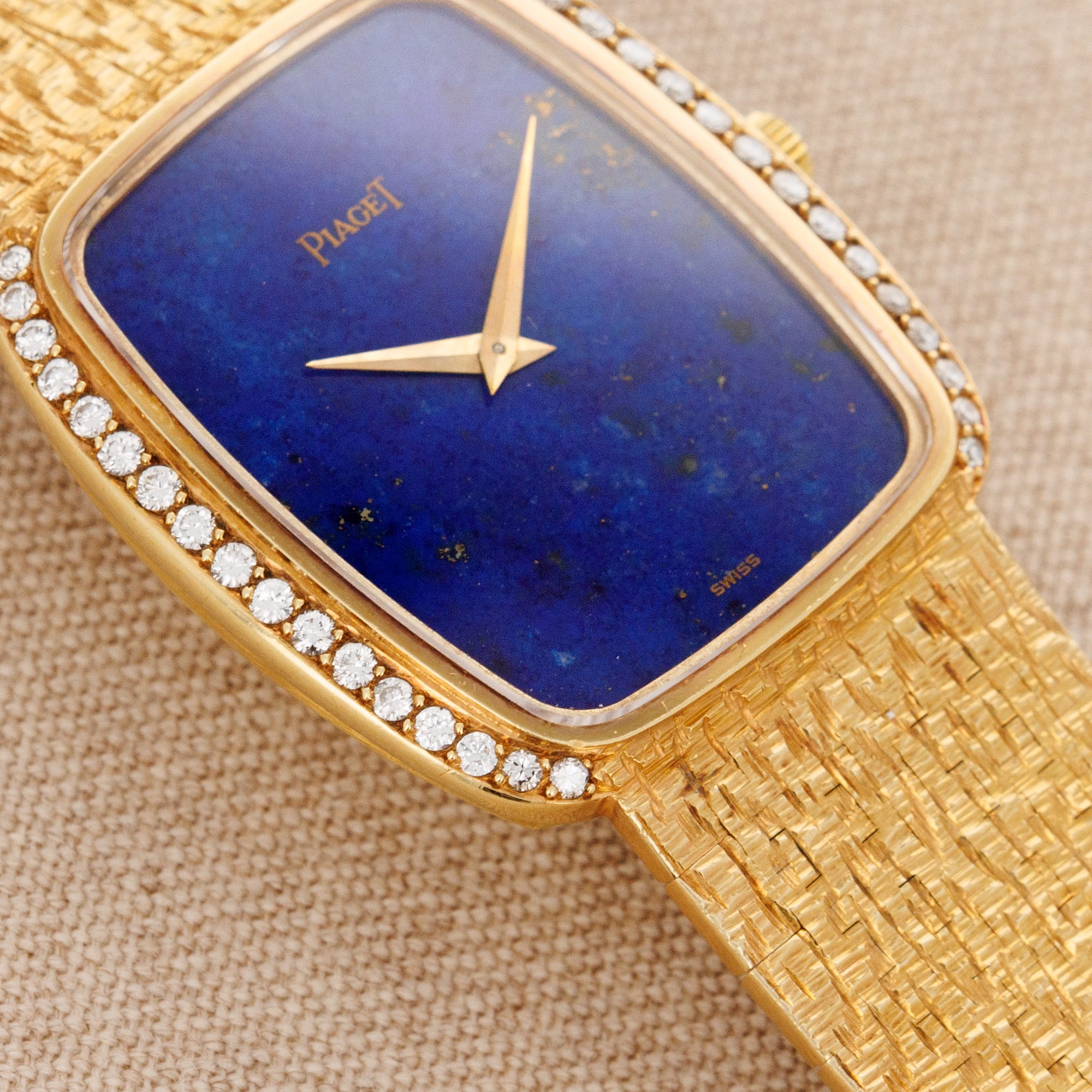 Piaget Yellow Gold and Lapis Watch