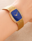 Piaget Yellow Gold and Lapis Watch
