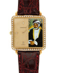 Audemars Piguet Yellow Gold Diamond Watch with Omani Ruler retailed by Asprey