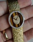 Piaget - Piaget Yellow Gold Tigerseye Diamond Watch Ref. 9826 - The Keystone Watches
