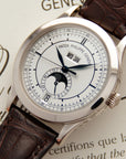 Patek Philippe White Gold Sector Dial Annual Calendar Watch Ref. 5396