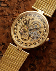 Patek Philippe Yellow Gold Skeleton Watch Ref. 3883