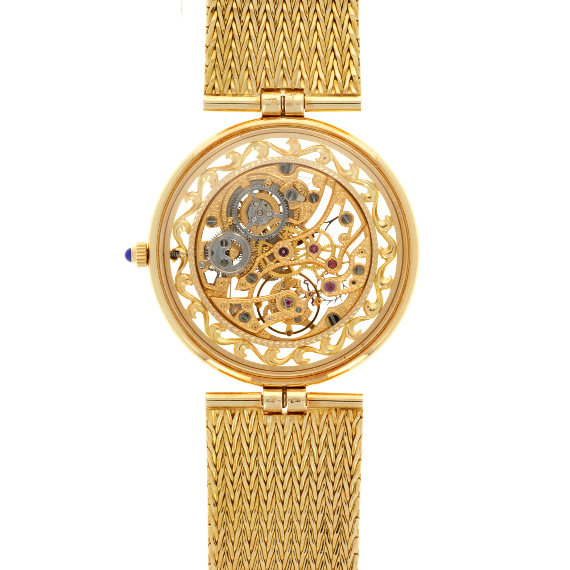 Patek Philippe Yellow Gold Skeleton Watch Ref. 3883