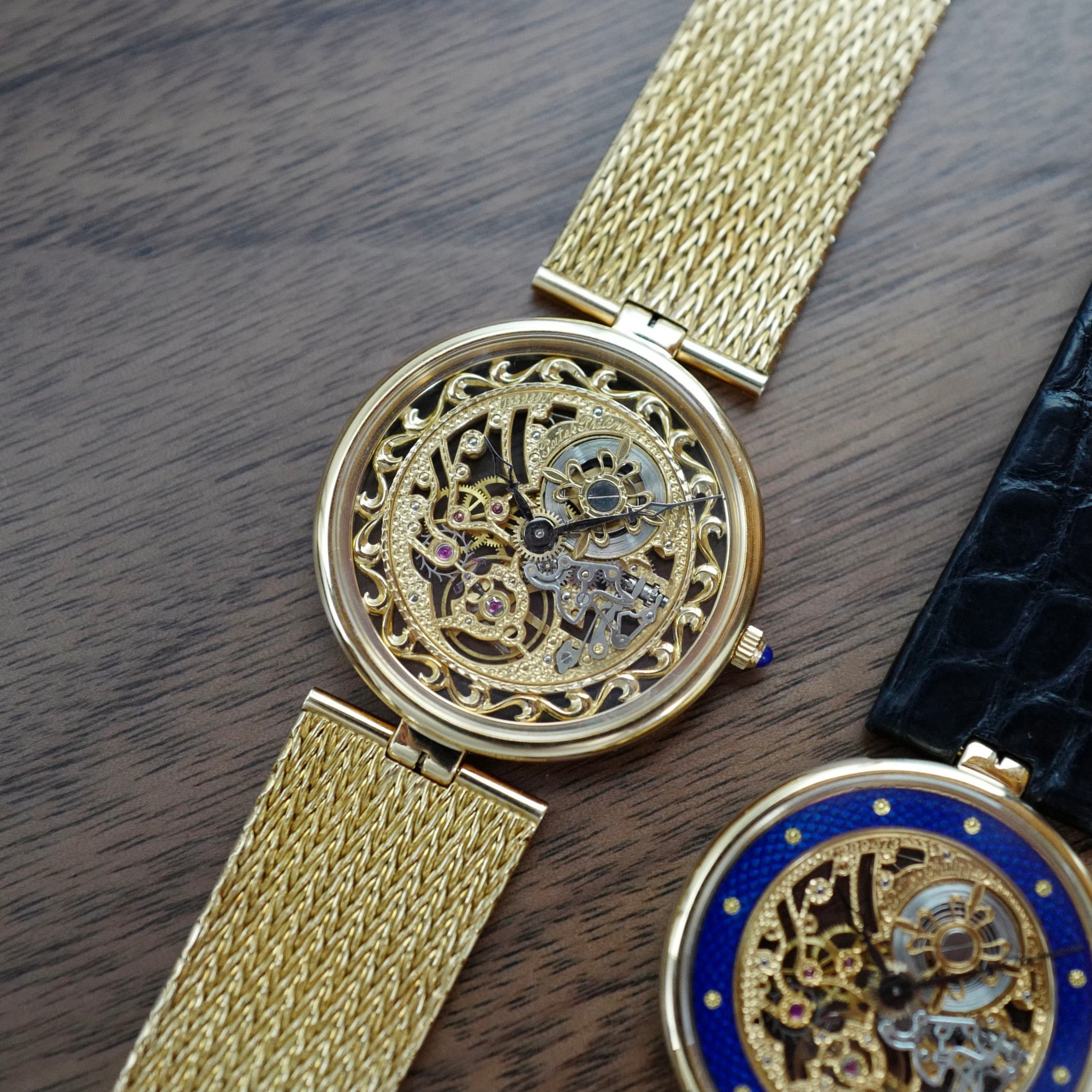 Patek Philippe Yellow Gold Skeleton Watch Ref. 3883