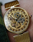 Patek Philippe Yellow Gold Skeleton Watch Ref. 3883