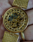 Patek Philippe Yellow Gold Skeleton Watch Ref. 3883