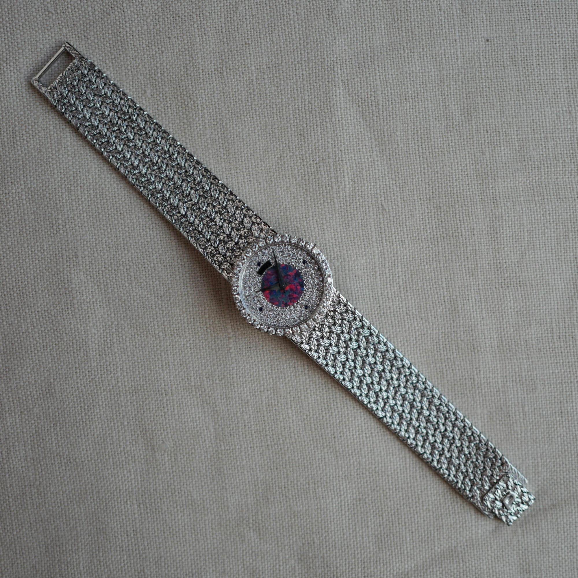 Piaget - Piaget White Gold Diamond Opal Watch Ref. 9706 - The Keystone Watches