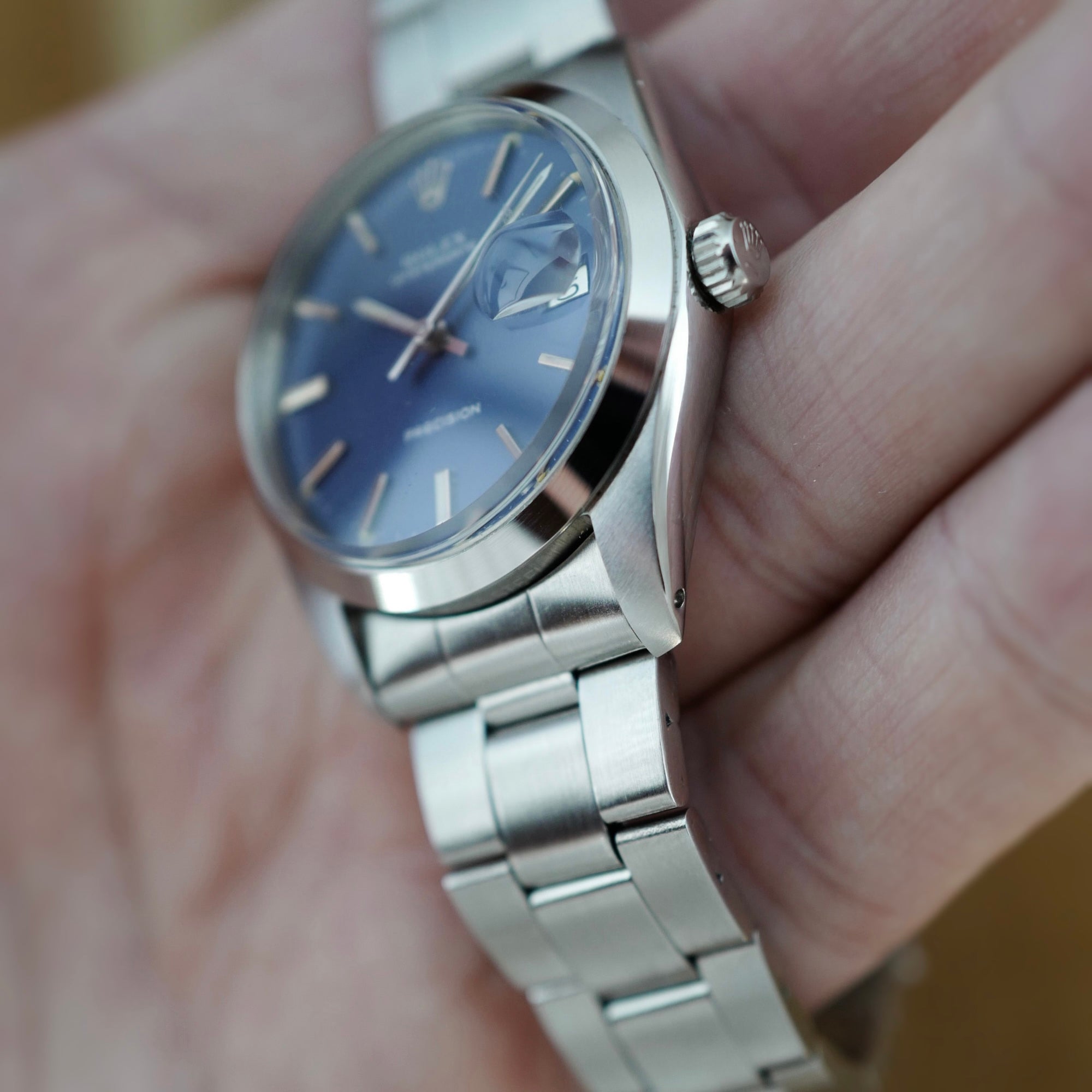 Rolex - Rolex Steel Blue Oysterdate Ref. 6694 in New Old Stock Condition (New Arrival) - The Keystone Watches
