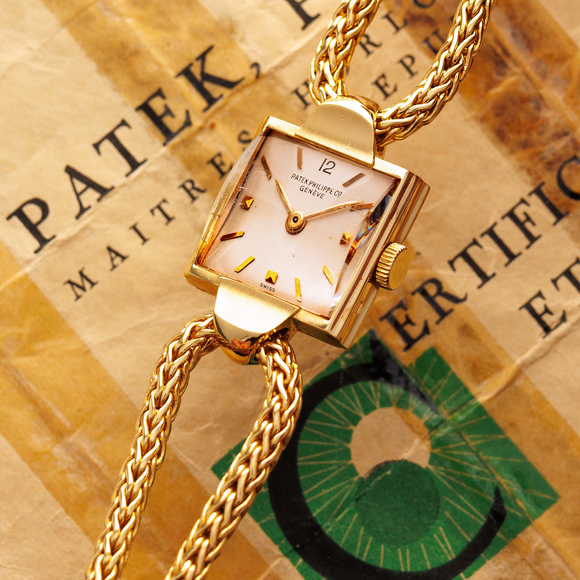 Patek Philippe Yellow Gold Mechanical Cocktail Watch