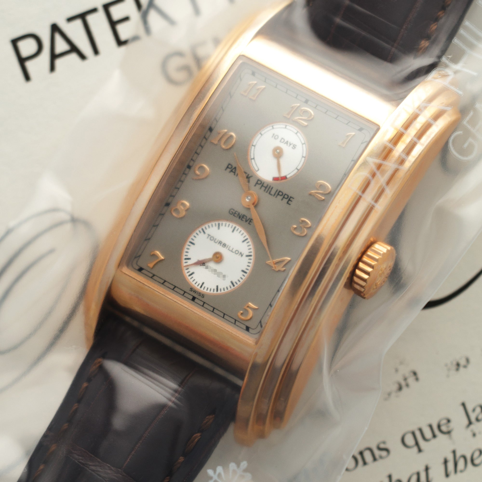 Patek Philippe Rose Gold 10-Day Tourbillon Watch Ref. 5101, Single Sealed
