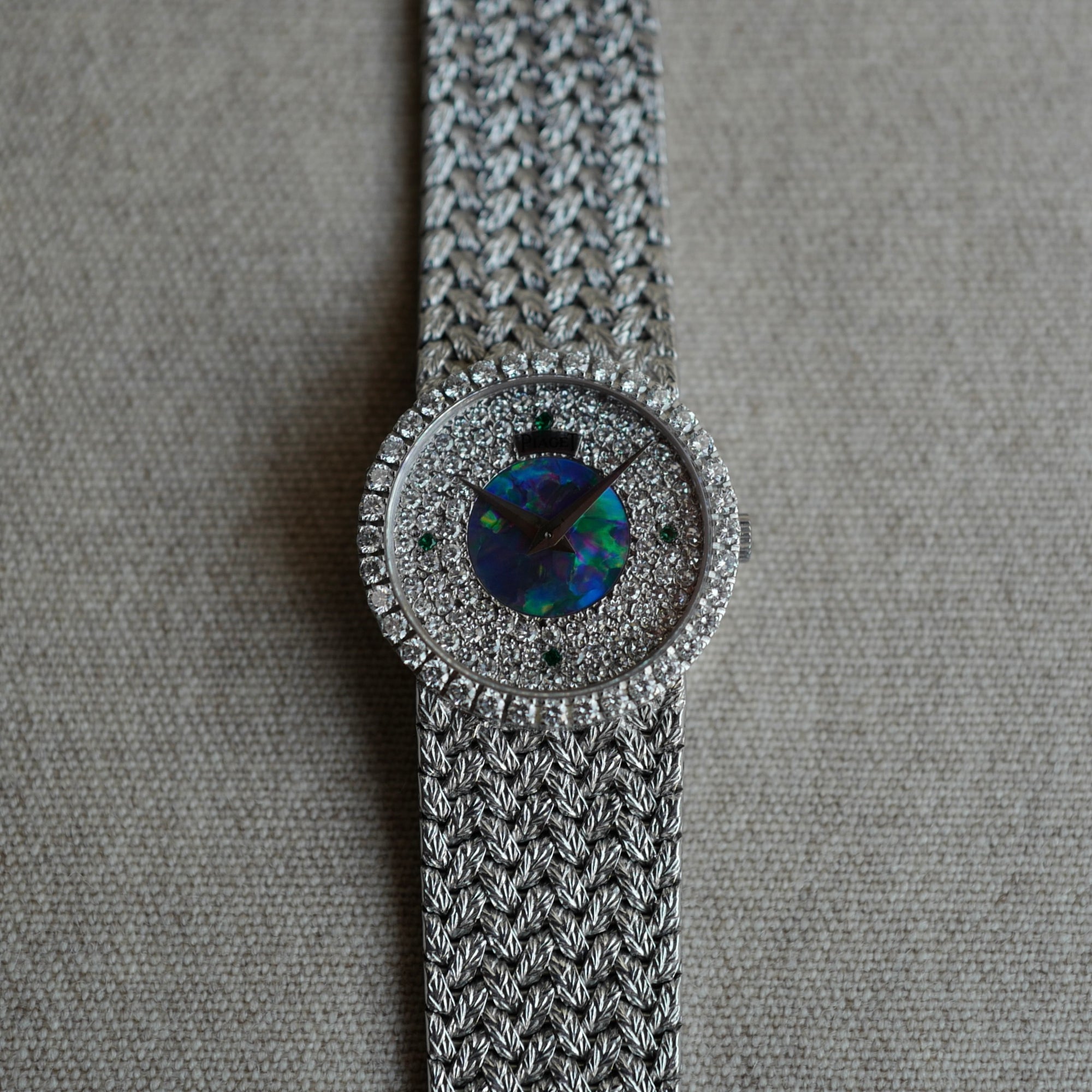 Piaget - Piaget White Gold Diamond Opal Watch Ref. 9706D2 - The Keystone Watches