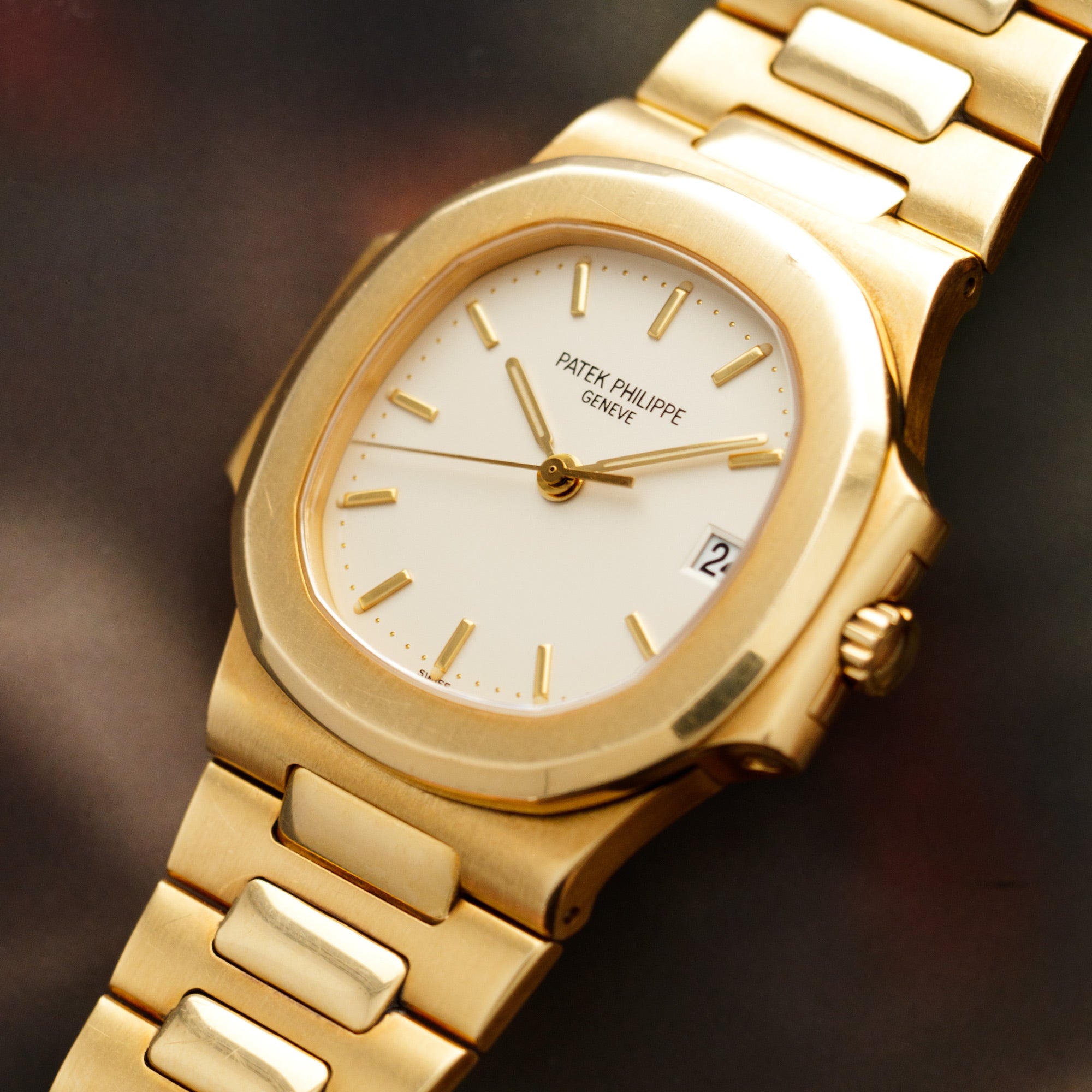 Patek Philippe Yellow Gold Nautilus Watch Ref. 3800