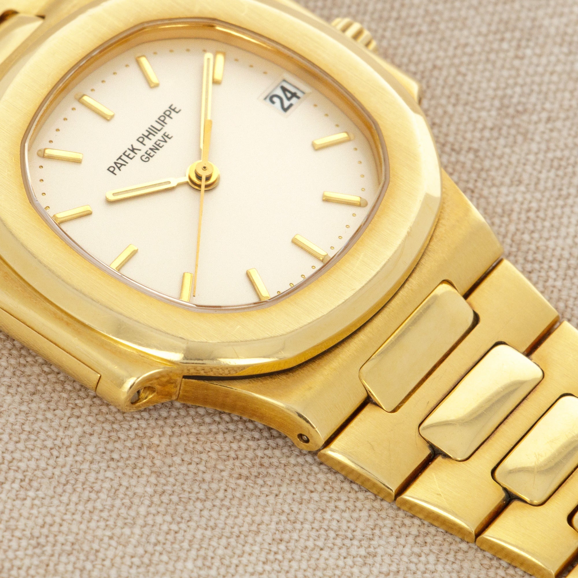 Patek Philippe Yellow Gold Nautilus Watch Ref. 3800